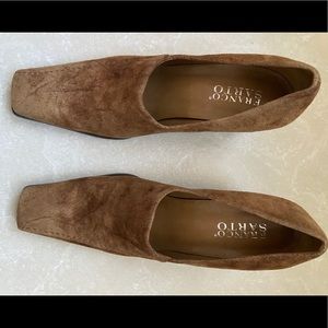 Franco Sarto square toe Swede shoes